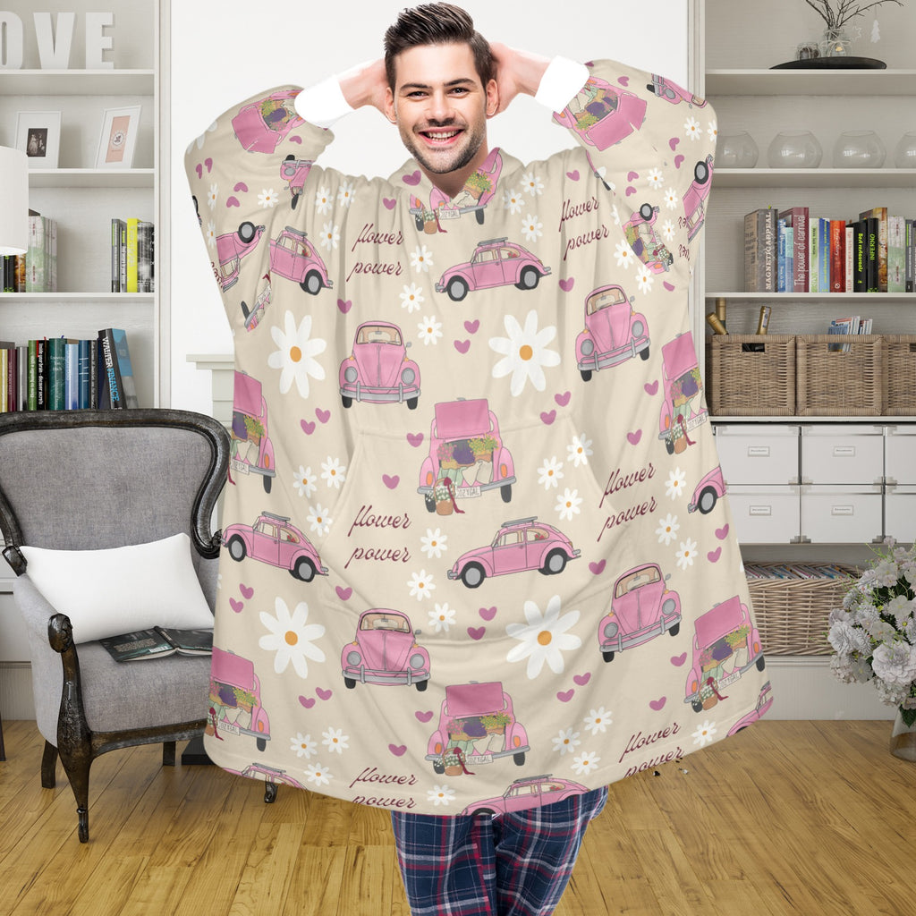 Love Bug Oversized Sweater Blanket