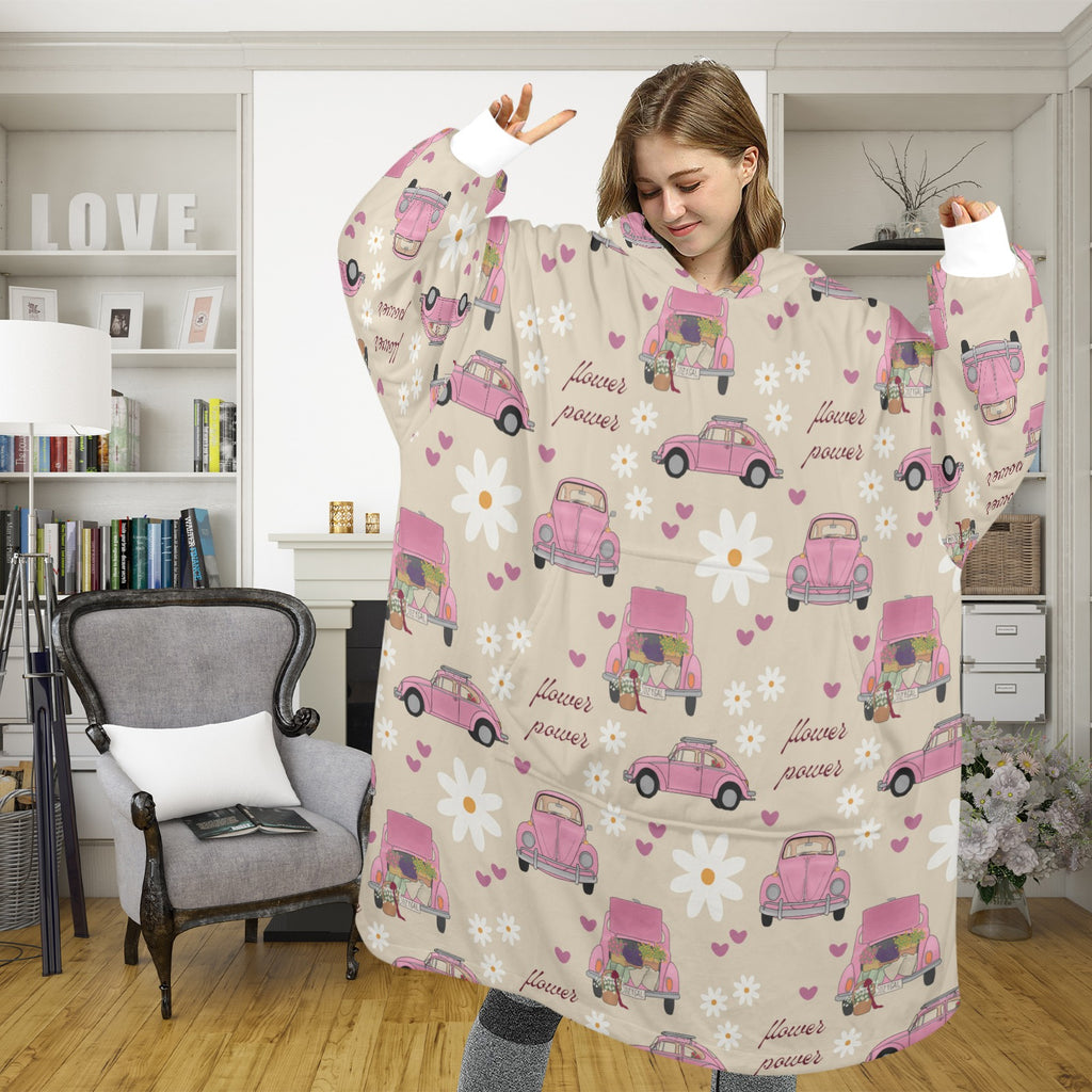 Love Bug Oversized Sweater Blanket