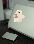 Snoozing Spirit with Teddy Sticker