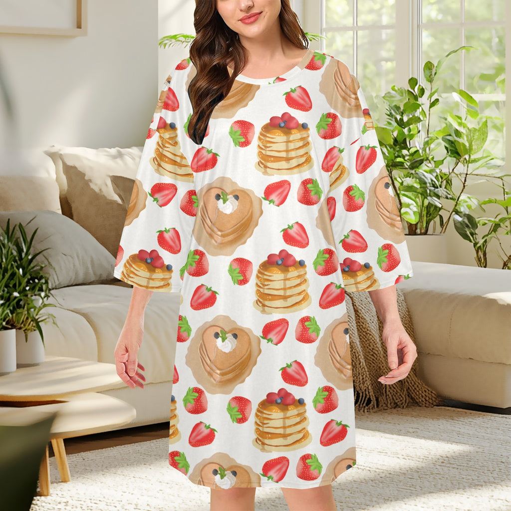 Strawberry Syrup Dreams Tee Dress