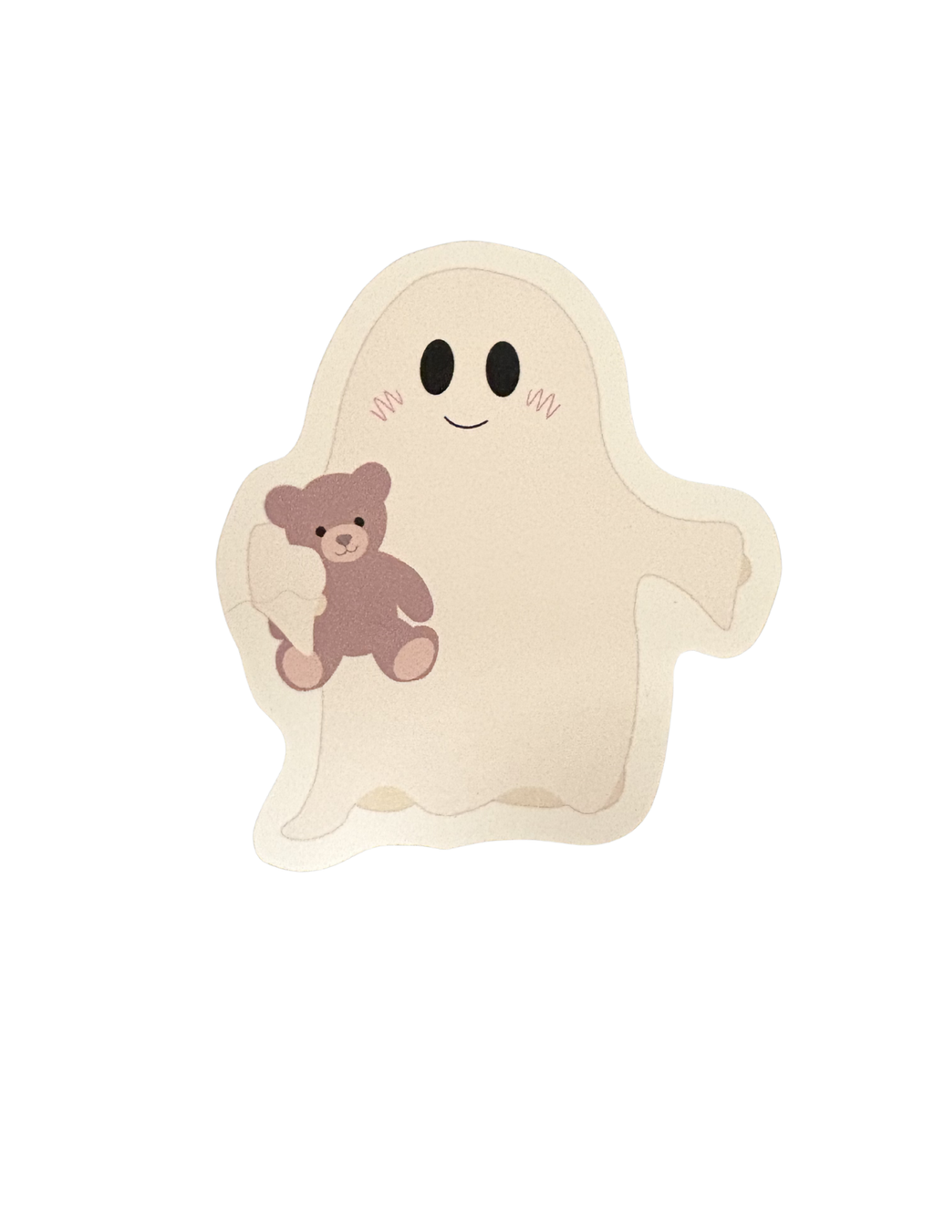 Snoozing Spirit with Teddy Sticker