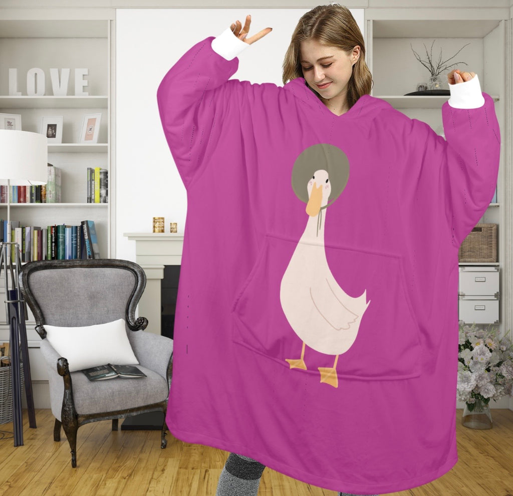 Custom Oversized Wearable Blanket Hoodie | Personalized Cozy Sweater Blanket | Bridal, Girls Trip & Custom Text Designs