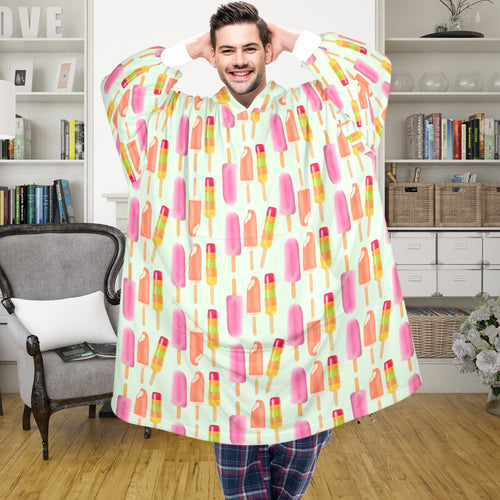 Cozy Girly Pop Oversized Sweater Blanket