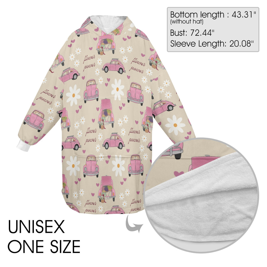 Love Bug Oversized Sweater Blanket