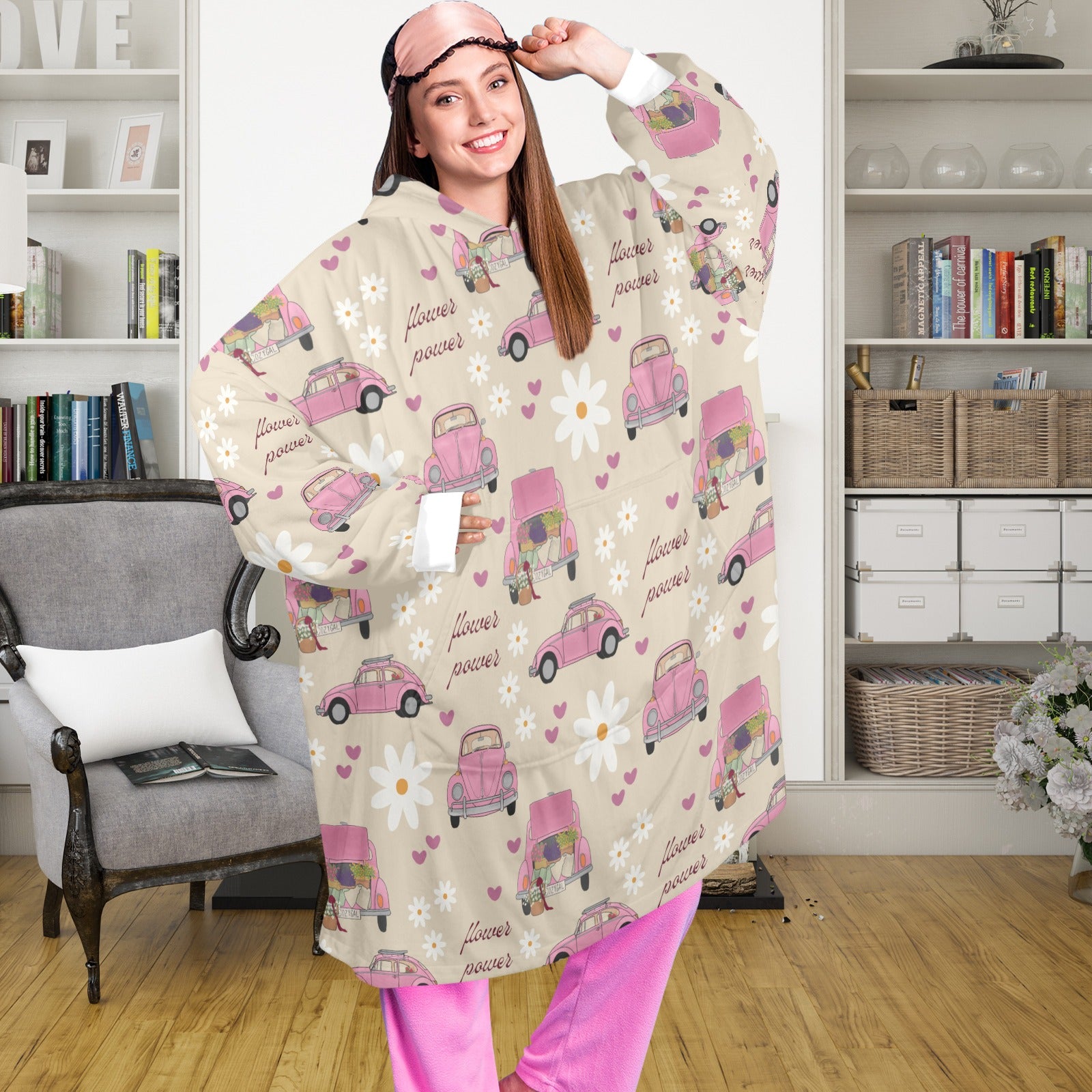 Love Bug Oversized Sweater Blanket
