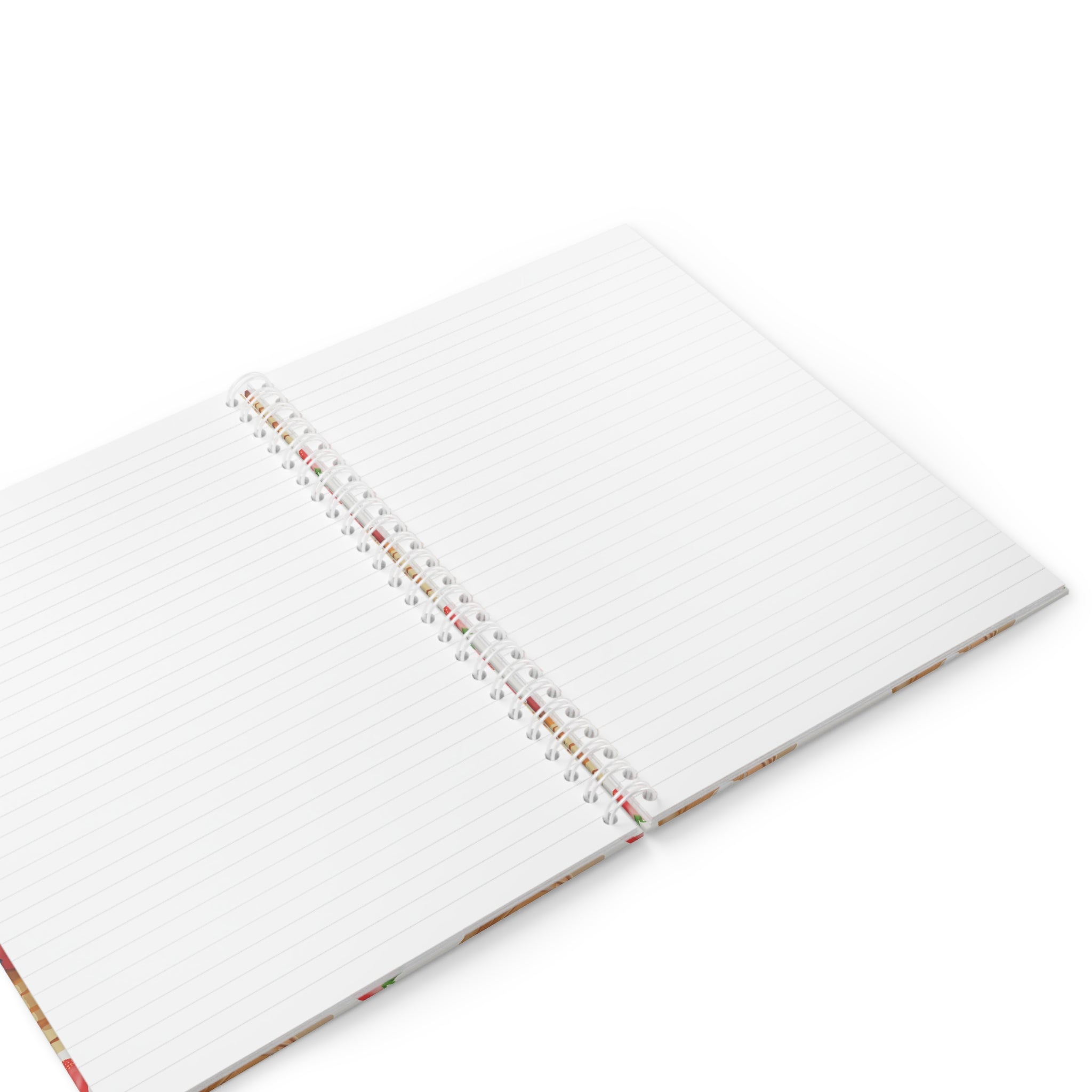 Spiral Notebook — "Slow Mornings Club" Pancake & Strawberry Pattern
