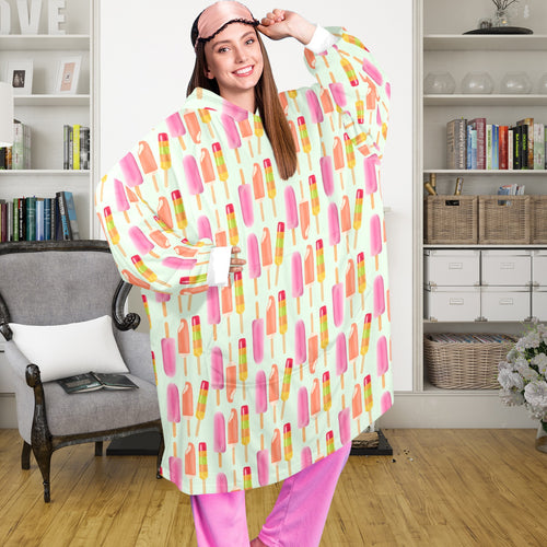Cozy Girly Pop Oversized Sweater Blanket