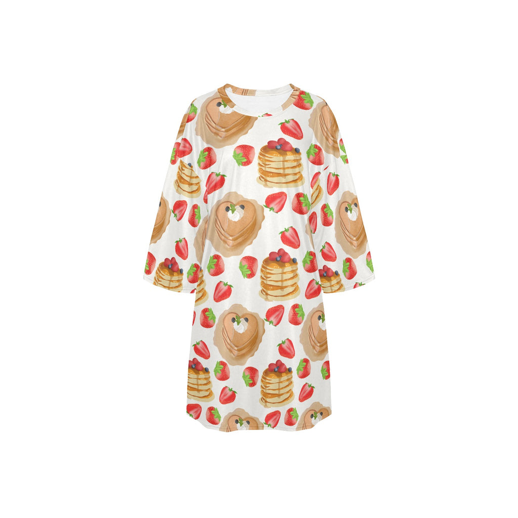 Strawberry Syrup Dreams Tee Dress