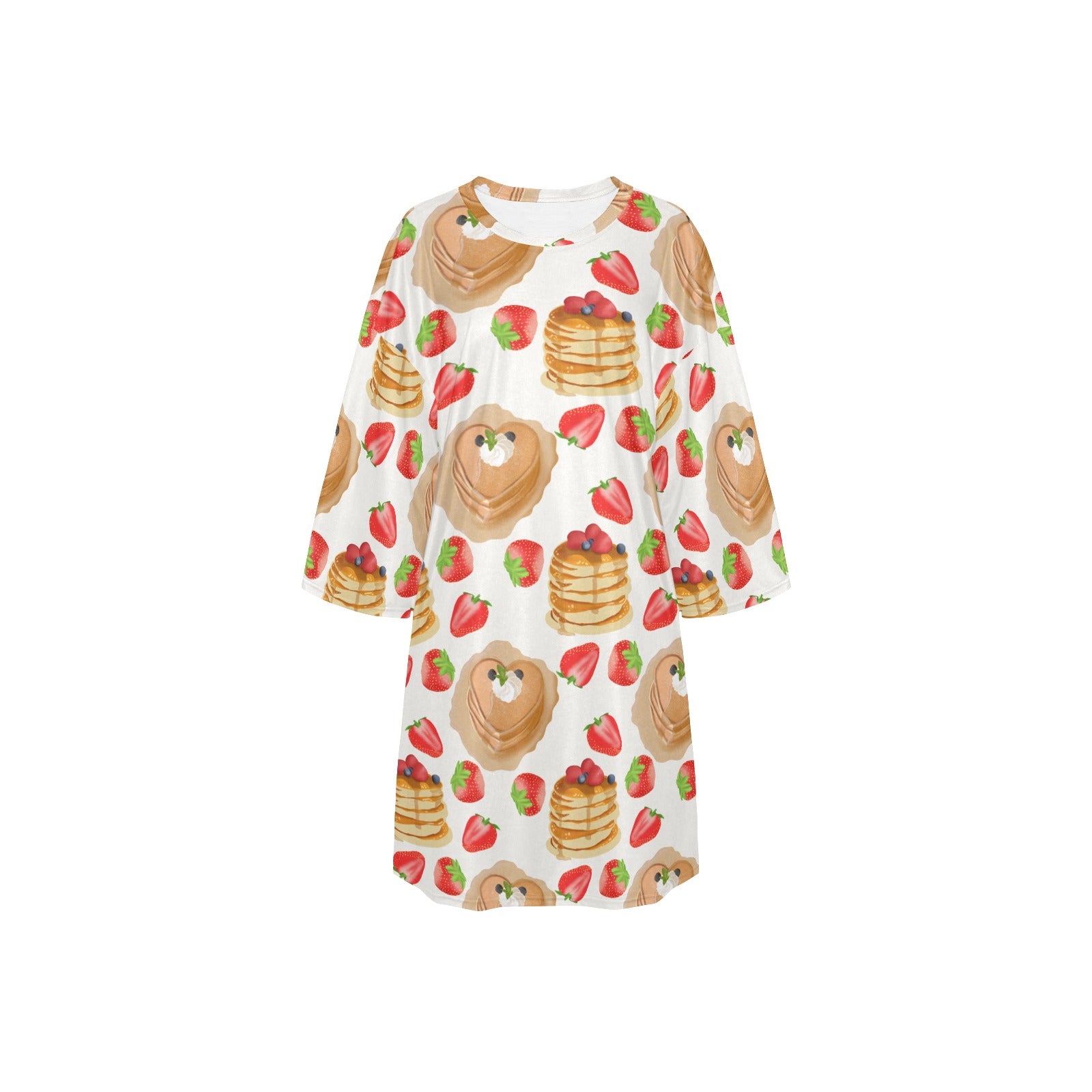 Strawberry Syrup Dreams Tee Dress