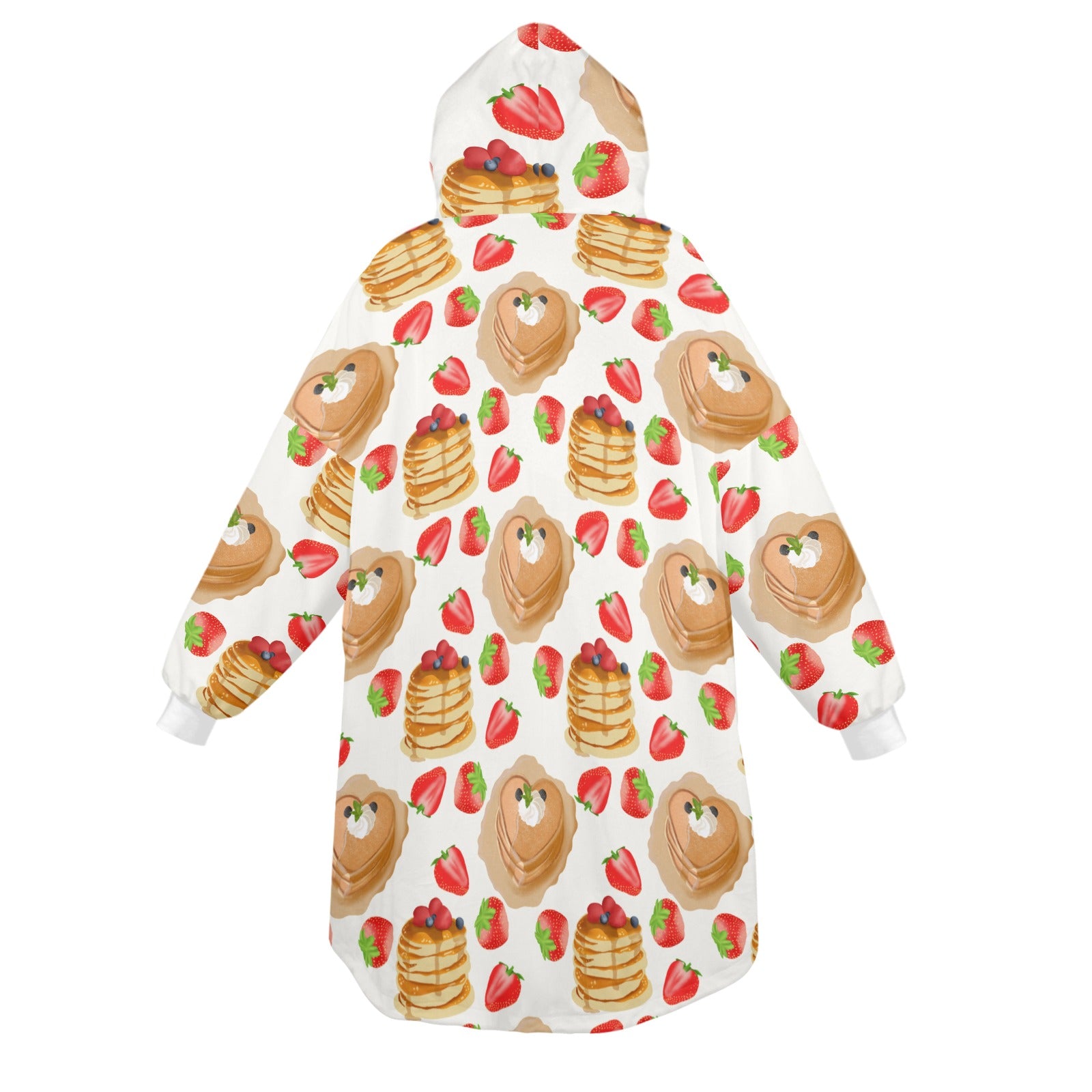 Strawberry Syrup Dreams Oversized Blanket Sweater