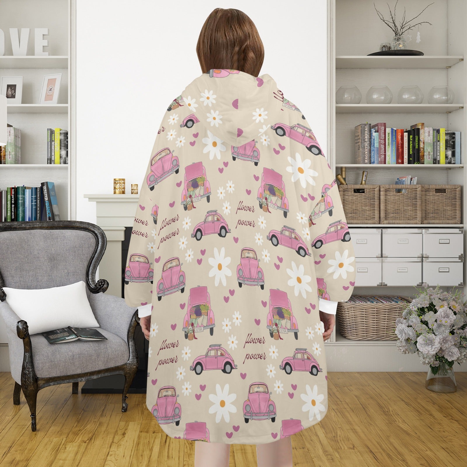 Love Bug Oversized Sweater Blanket