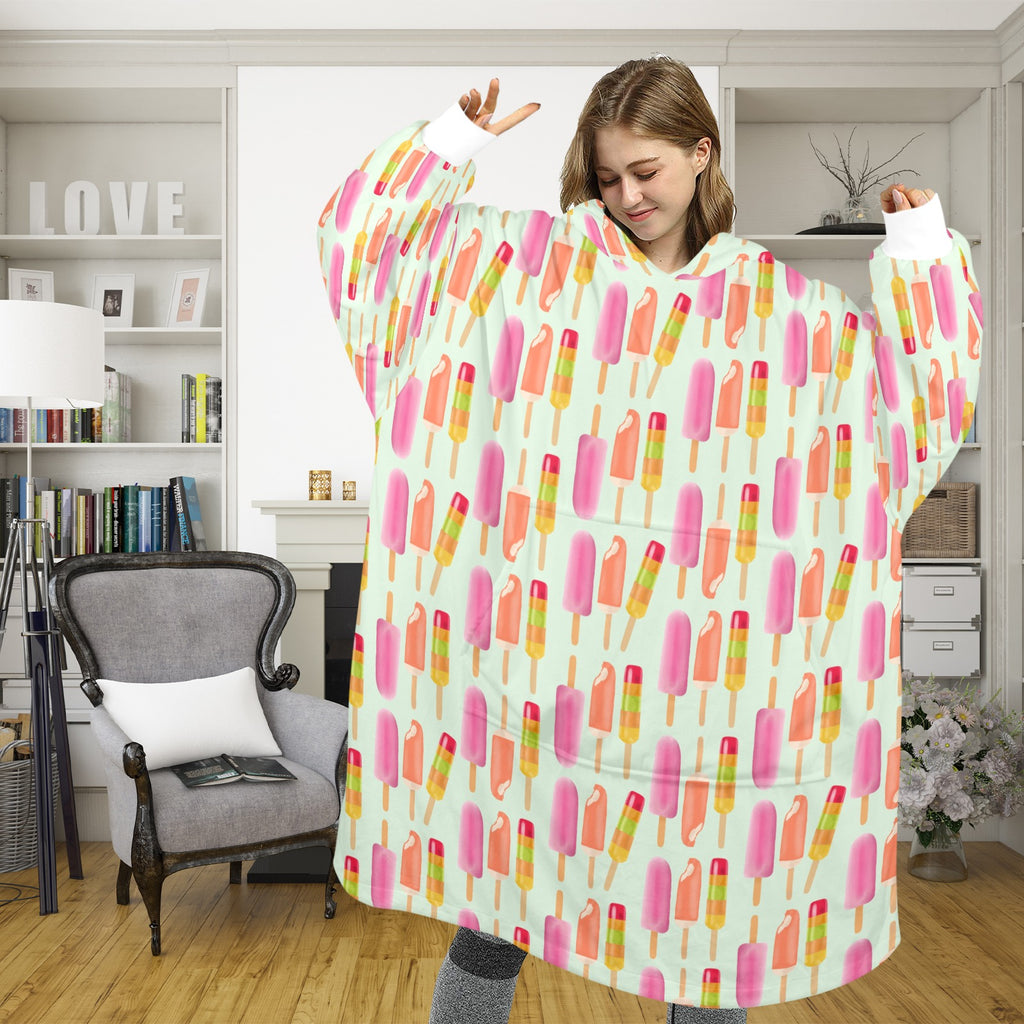 Cozy Girly Pop Oversized Sweater Blanket