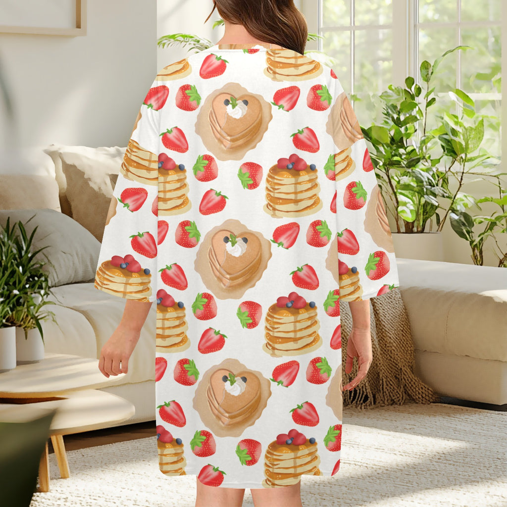 Strawberry Syrup Dreams Tee Dress